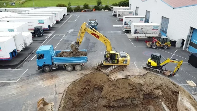 Aushub Transport